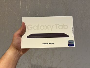 samsung galaxy tab a: Samsung Tab A9 64/4GB Qara reng. Teze qutu bagli, qiymet sondur