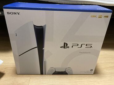 playstation 3 kredit: Şekildeki PS5 slim 1TB - tam komplekt qutusunda 1hesabda (mail+şifre)