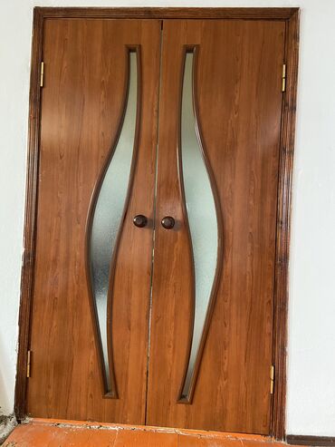 межкомнатные деревянные двери: Айнек эшик, МДФ, Колдонулган, 190 *105, Акысыз жеткирүү