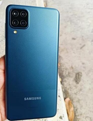 Aş qazanı: Samsung Galaxy A12, 32 GB, rəng - Göy, Düyməli, Barmaq izi, İki sim kartlı