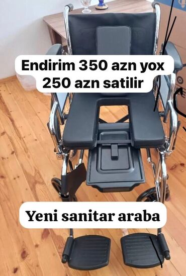 коляски: YENİ SALAFANDA Kaşoklu sanitar Əlil arabasi koja parca teze qəti