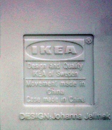 Satovi za kuću: IKEA NOJS Stoni sat/budilnik. Izuzetno REDAK. Čuveni IKEA-in stoni — 6