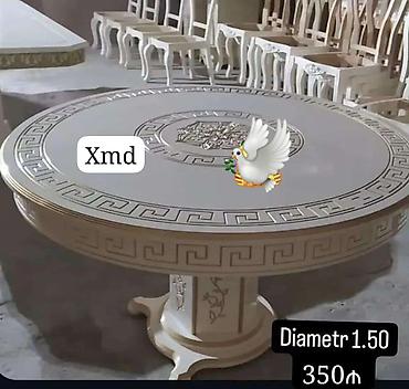 Qonaq masası, Yeni, Yumru masa