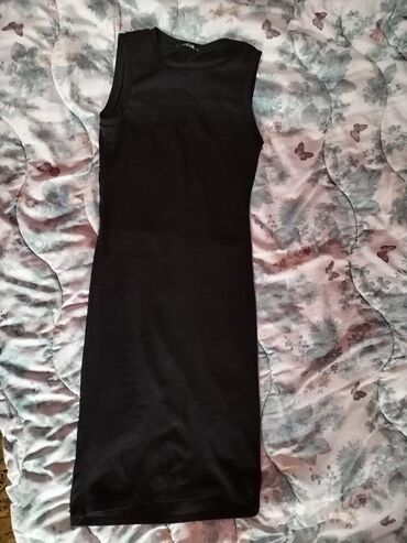 crna haljina konfekcijski: S (EU 36), bоја - Crna, Top (bez rukava)