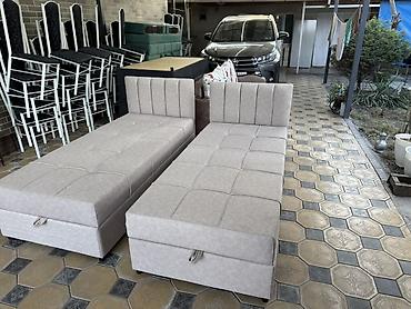 Односпальные кровати: Односпальная тахта с подъёмным коробом - Компактная тахта с вшитым — 23