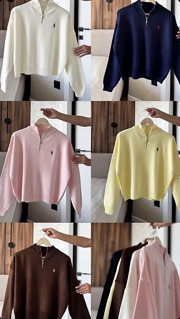 pull and: Полувер с короткой молнией и стоячим воротником - Классический крой — 1