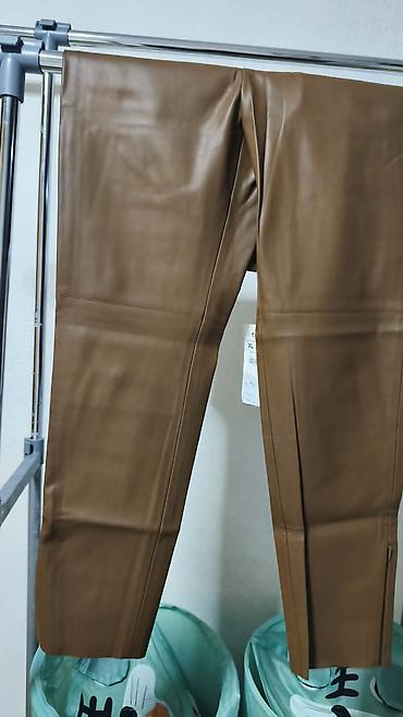 Ostale pantalone: ZARA ženske pantalone od eko kože - Model: uske/skinny siluete sa — 2
