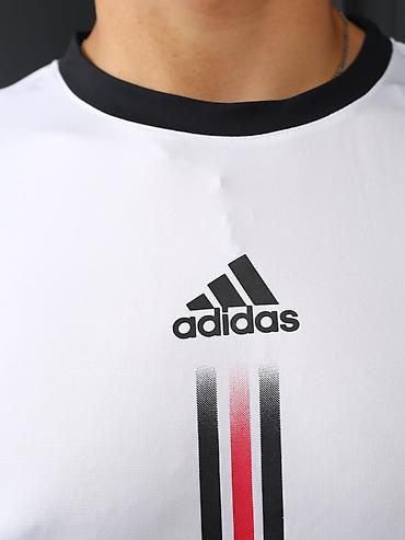 фирменные adidas: Мужская футболка, Все размеры, Adidas, Новый, цвет - Белый, Платная доставка — 4