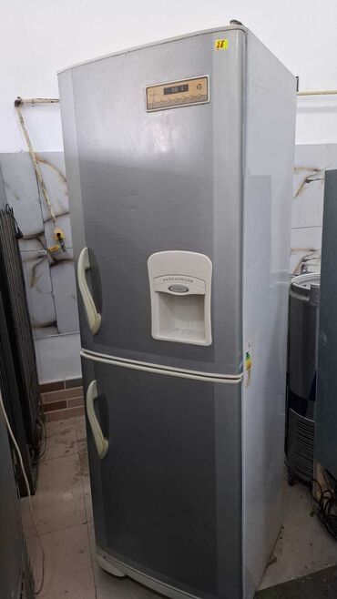 yuxa bisiren: 2 qapılı Soyuducu Satılır, rəng - Boz, Dispenserli