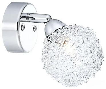 set stocica 3 u 1: Zidna lampa – metal, hrom, pokretna, L 15 cm - Materijal: metalno — 1