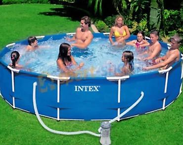 zemlja za cvece: ✅ ☀️💦 Spremni za najbolju letnju zabavu? Intex Metal Frame 366x76 cm! — 1