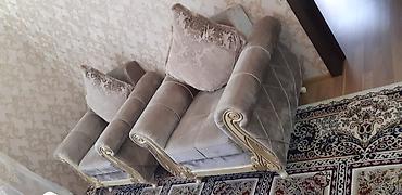 Divanlar: Divan, İşlənmiş, Açılmayan, Bazasız, Vеlur parça — 1