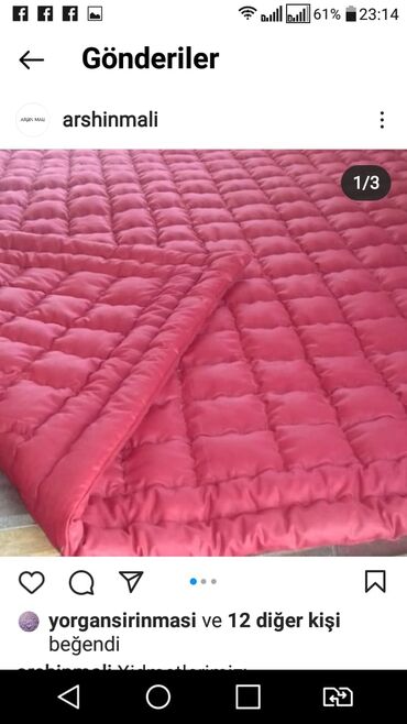 Sifarişlə əl işləri: Cehi̇zli̇k yorğan döşək #cehizlik #yun yorğan #yun döşək #yun balış — 7