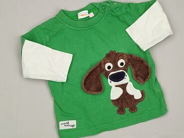 koszulka z traktorem dla dzieci: Blouse, Bluezoo, 1-3 months, condition - Perfect