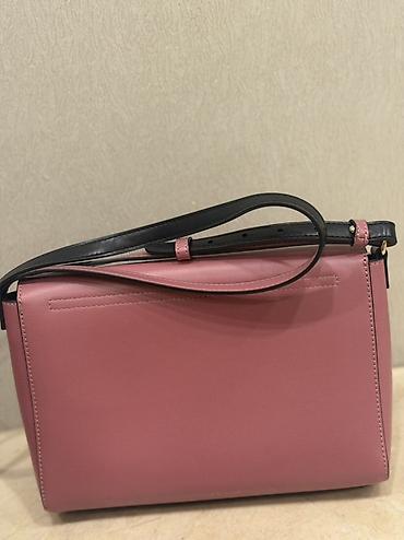 phardi canta: Armani Exchange çiyin çantası - Rəng: toz gül (rose) çaları, qara — 1