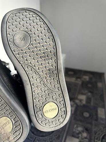 Детская обувь: Детские черные туфли/кроссовки для школы - Модель: Babotou Kids Shoes — 11