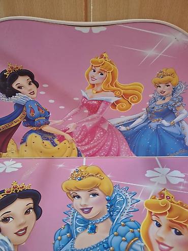 детский писменный стол: Детский письменный стол с принцессами Disney - Яркий розово‑белый — 3