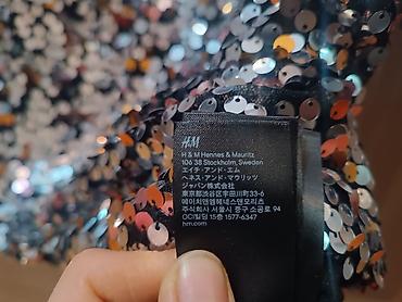 klassik geyim: H & M qadın bluzası – payetkali - Brend: H&M - Ölçü: S (EUR S — 3