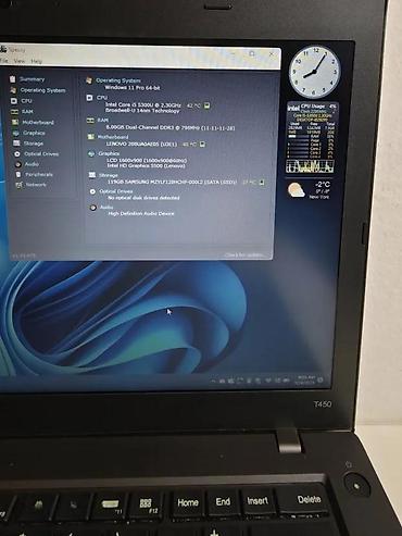 Lenovo: Lenovo TP 8GB SSD Kamera DisplayPort Procesor I5. > > Prodajem — 9
