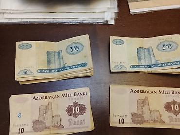 10 dollar nece manatdir: Kolleksiya üçün sovet sonrası dövrə aid Azərbaycan manatları – 10 — 1