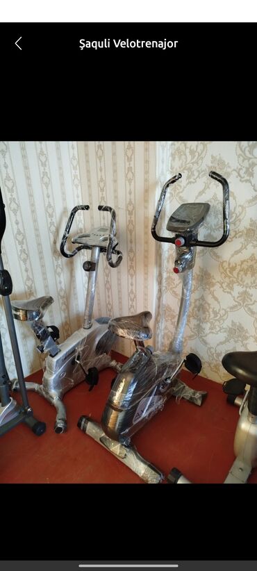 Elliptik trenajorlar: Şaquli velotrenajor - Ev və ya fitness zalı üçün şaquli tip velosiped
