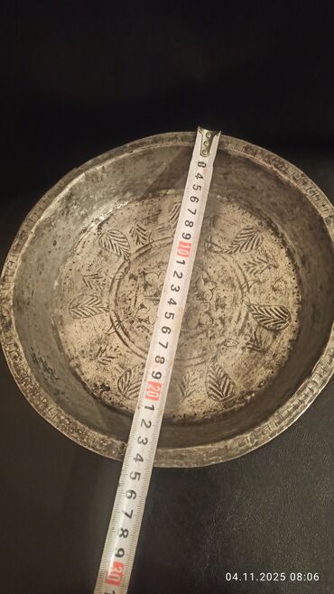 Əntiq qablar: Məhsul: Əl işli mis/naqişli qablar dəsti (3 ədəd) Təsvir: - Şərq — 11