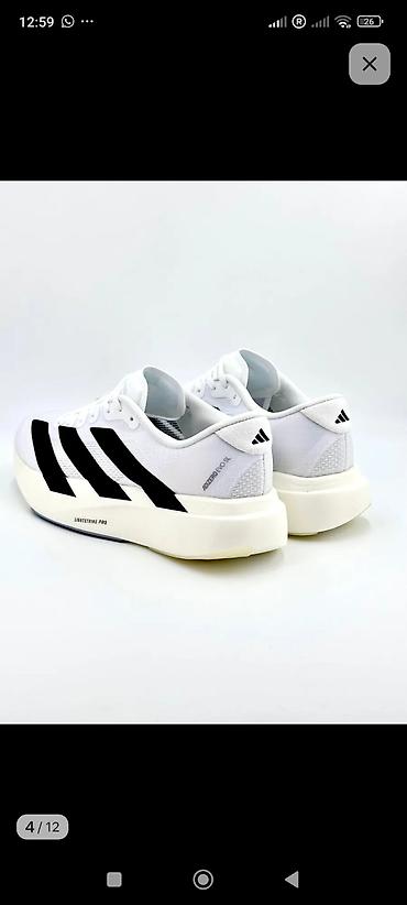 soft shell: Мужские кроссовки, 40, Adidas, Новый, цвет - Белый — 4
