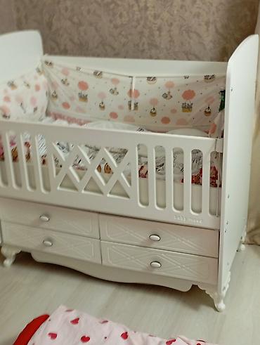 Beşiklər: Uşaq beşiyi – “Baby Mood” model - Rəng: ağ, klassik dizaynlı - — 2