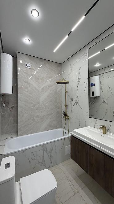 Продажа квартир: 2 комнаты, 77 м², Асанбай мкр Элитка, 10 этаж, Дизайнерский ремонт — 7