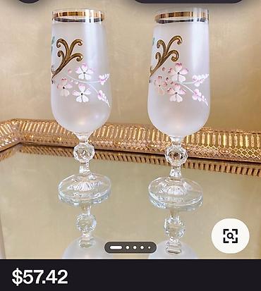 plasticne kadice cena: Case nove kristal,Bohemija rucni rad iz 70ih godina. Case matirani — 2