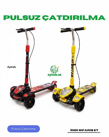 Спорт и отдых: 🛴✨ Scooter-005 Uşaq Samokatı – Sürət, Əyləncə və Təhlükəsizlik Bir — 2
