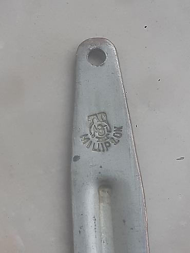 sap: Mətbəx süzgəc qaşığı – “Miluplum” damğalı - Material: Mis gövdə və — 3