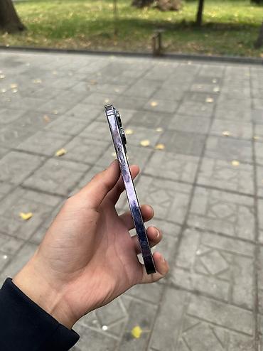 реми 10: IPhone 14 Pro Max, Б/у, 256 ГБ, Deep Purple, Защитное стекло, 80 % — 3