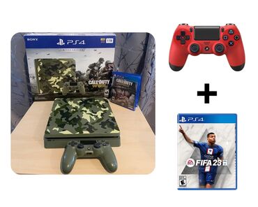 PS4 (Sony PlayStation 4): Продаю PS4 Slim 1 TB Limited Edition Call of Duty Идеальное