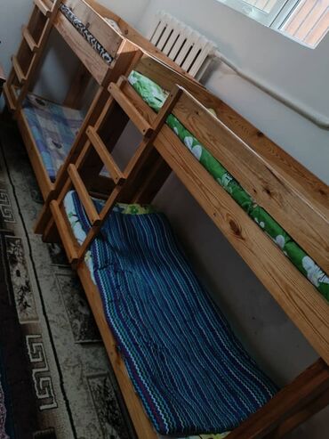 кухонный шкаф напольный: Двухъярусные деревянные кровати для детского садика. Особенности: -