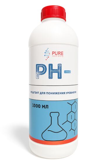 не йодированная соль: PH- – Раствор для понижения уровня pH в воде бассейна, 1 л