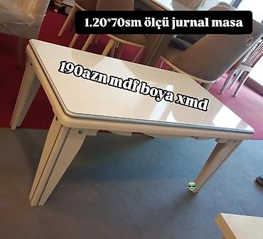 divan tek: Düz masa, Açılmayan, Təkərsiz, MDF, Zəmanətsiz — 1
