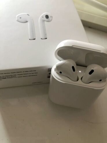 Qulaqcıqlar: Yeni Simsiz (Bluetooth) Qulaqcıqlar, Apple, rəng - Ağ