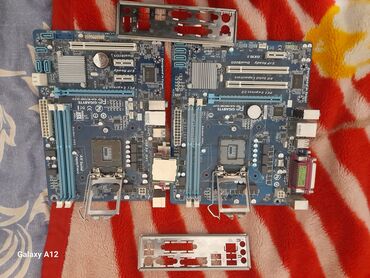 Материнские платы: Материнская плата, Б/у, Gigabyte, LGA1155, Micro-ATX, Для ПК