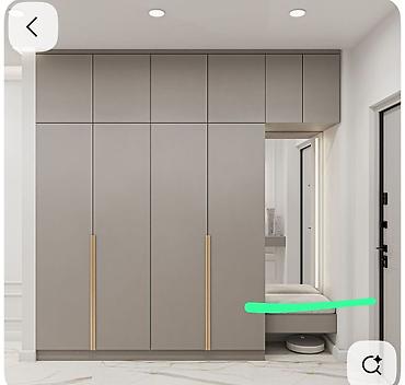 Гарнитуры для прихожей: Гарнитур для прихожей, Шкаф, цвет - Серый — 1