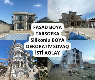 Digər tikinti xidmətləri: " Fasad Boya Construction " Evlərinizin Fasadı, Hündür Mərtəbəli — 5