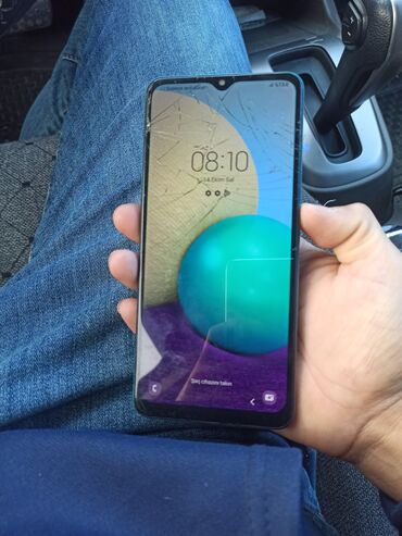 iphone 15 pro max qiymeti 2 ci el: Samsung Galaxy A02, rəng - Göy, Qırıq