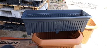 Bağ və bostan üçün digər məhsullar: Dibcek dibcek qabi duzbucaqli balkon heyet ucun gul qabi duzbucaqli — 7