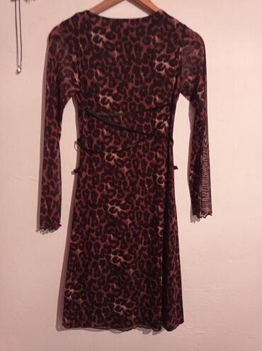 Вечернее платье, Короткая модель, Велюр, С рукавами, 3XL (EU 46), 4XL (EU 48)