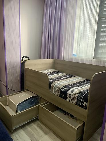 dolablı uşaq çarpayıları: Uşaq/Yeniyetmə üçün taxta çarpayı – saxlama çekmecələri ilə - — 5