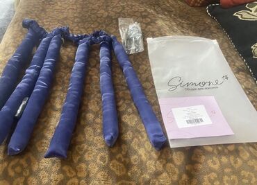 sokany утюжок оригинал цена: Продаю мягкие длинные гибкие бигуди - ободок Simone темно синего