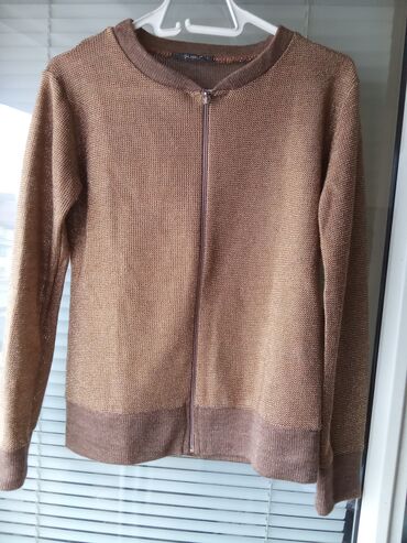 Women's Sweaters, Cardigans: S (EU 36), Cotton, Buckle, Single-colored