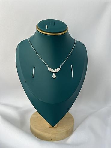 ailə qurmaq: Gümüş rəngli zərif boyunbağı kolleksiyası - Material: gümüş rəngli — 6