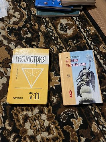 черный рюкзак в школу: Набор школьных учебников и тетрадей: - Физика, 7 класс — А. В — 3