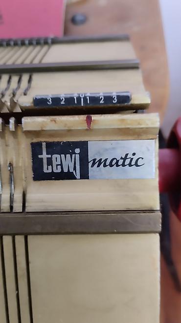 fly m550: Tewj Matic mašina za pletenje – Made in Germany (serijski broj — 4